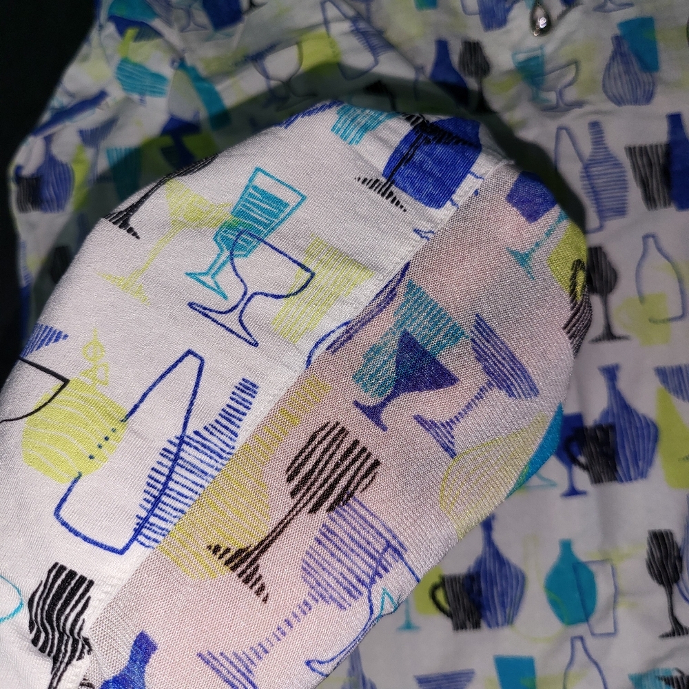 Colorful Patterned Long Sleeve Top - Picture 4 of 4